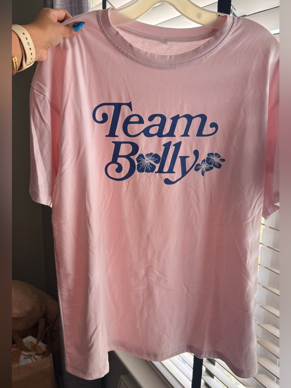 Team Belly Pink Graphic T-Shirt - The Summer I Turned Pretty TV Show